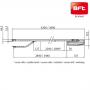 BOTTICELLI SMART BT A850 BELT KIT 13м²/H=3.0m